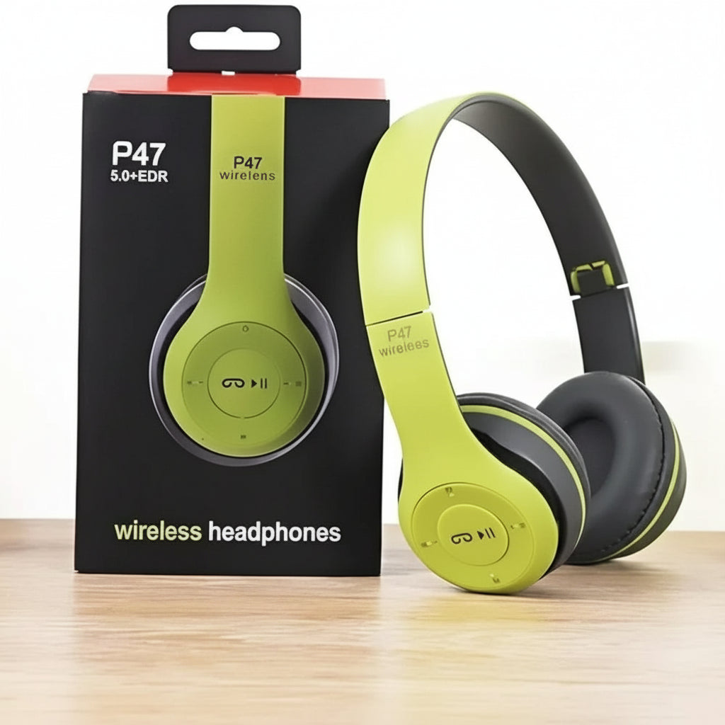 P47 Wireless Bluetooth Stereo Headphones
