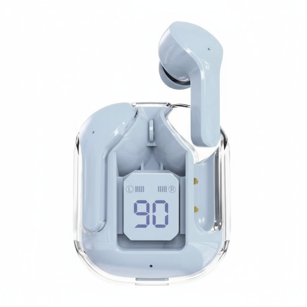 Air 31 TWS Earbuds – With Free Cover & Lenyard Transparent Design ENC