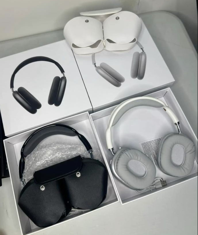 Airpods Max Headphones Pop Up & Free Leather Case ( Works with Android & iOS Both)