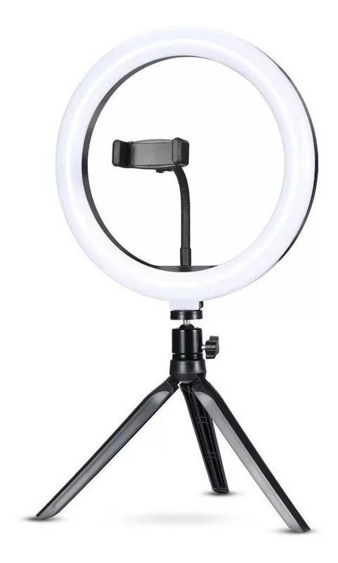 Selfie Ring Light With Tripod Stand Pro Glow 26cm LED 3 Shades