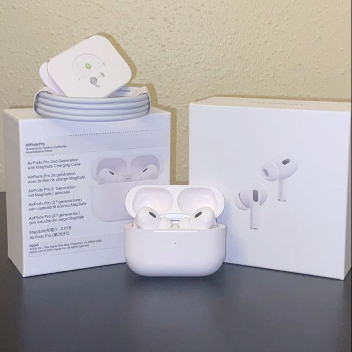 Airpods Pro 2 ANC Made in Usa With transparency Mode & Wireless Charging