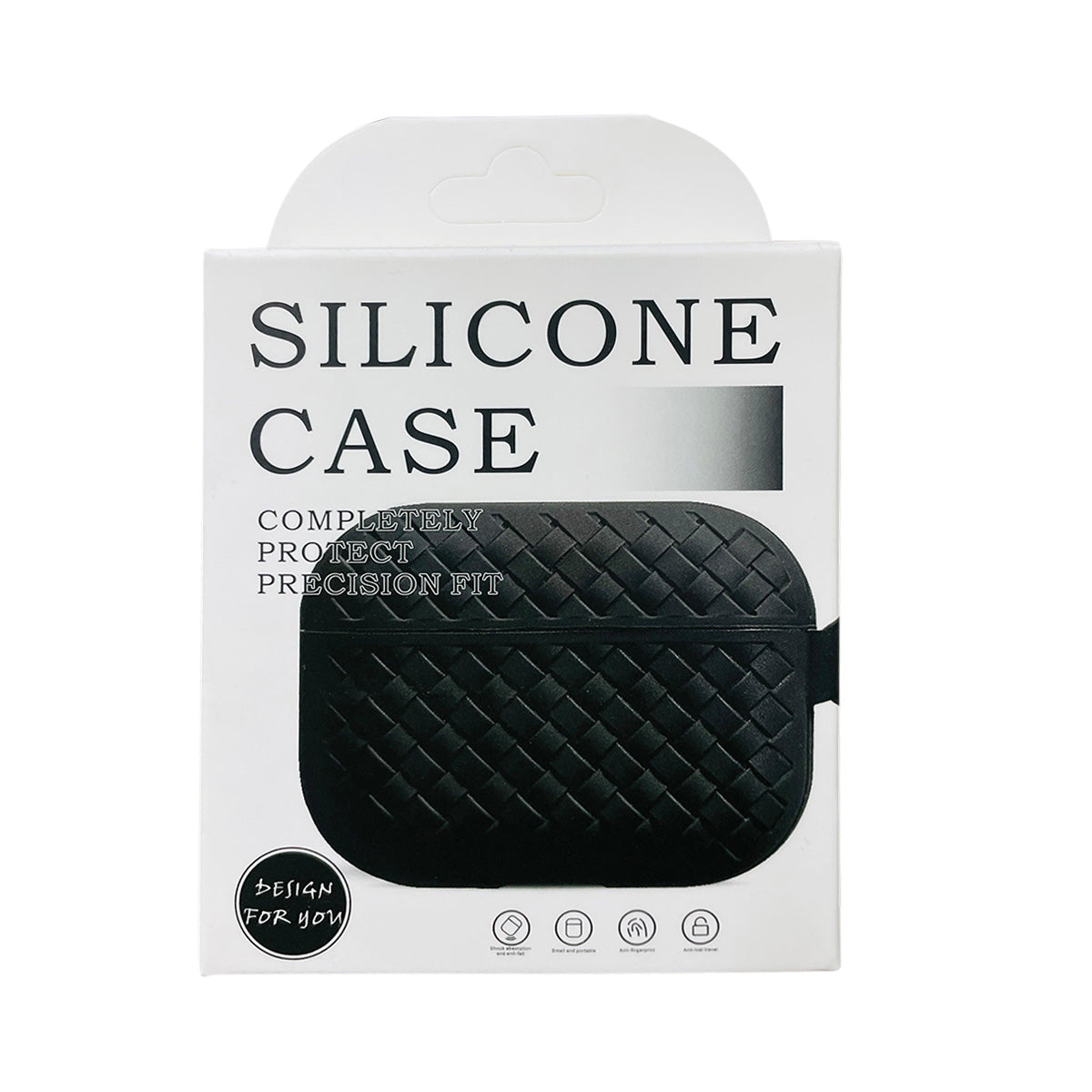 AirPods Pro 2 Braided Pattern Silicone Case With Lenyard