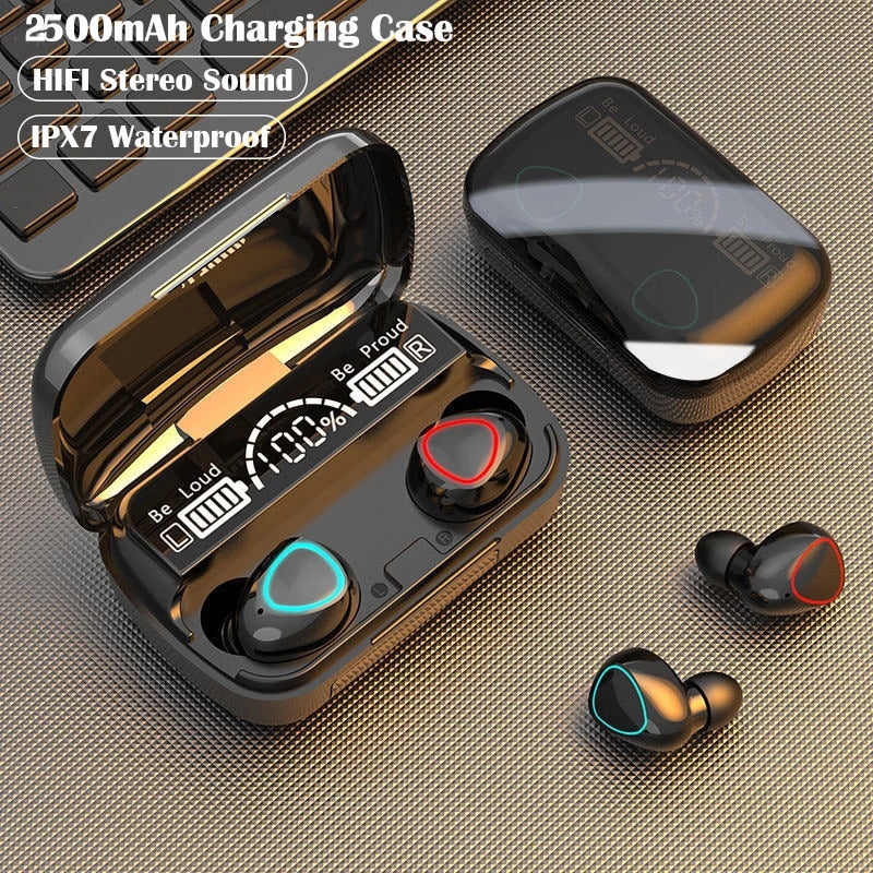 M10 TWS Wireless Bluetooth Earbuds + Power Bank