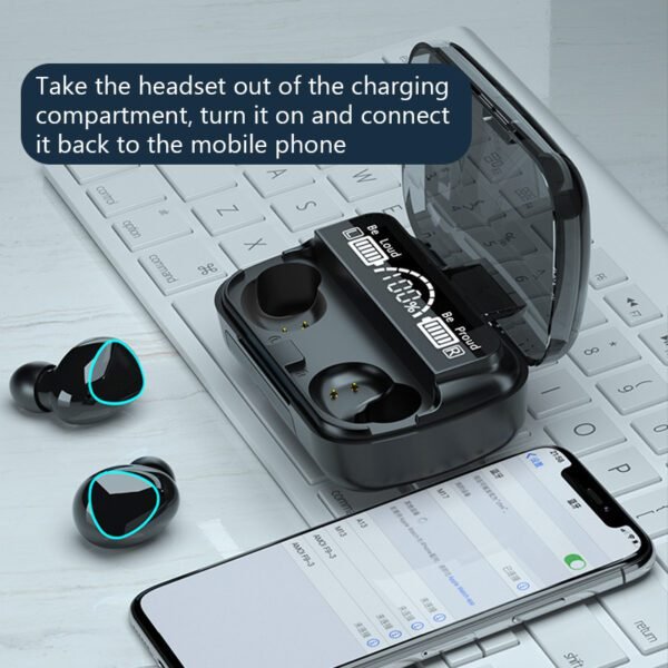 M10 TWS Wireless Bluetooth Earbuds + Power Bank