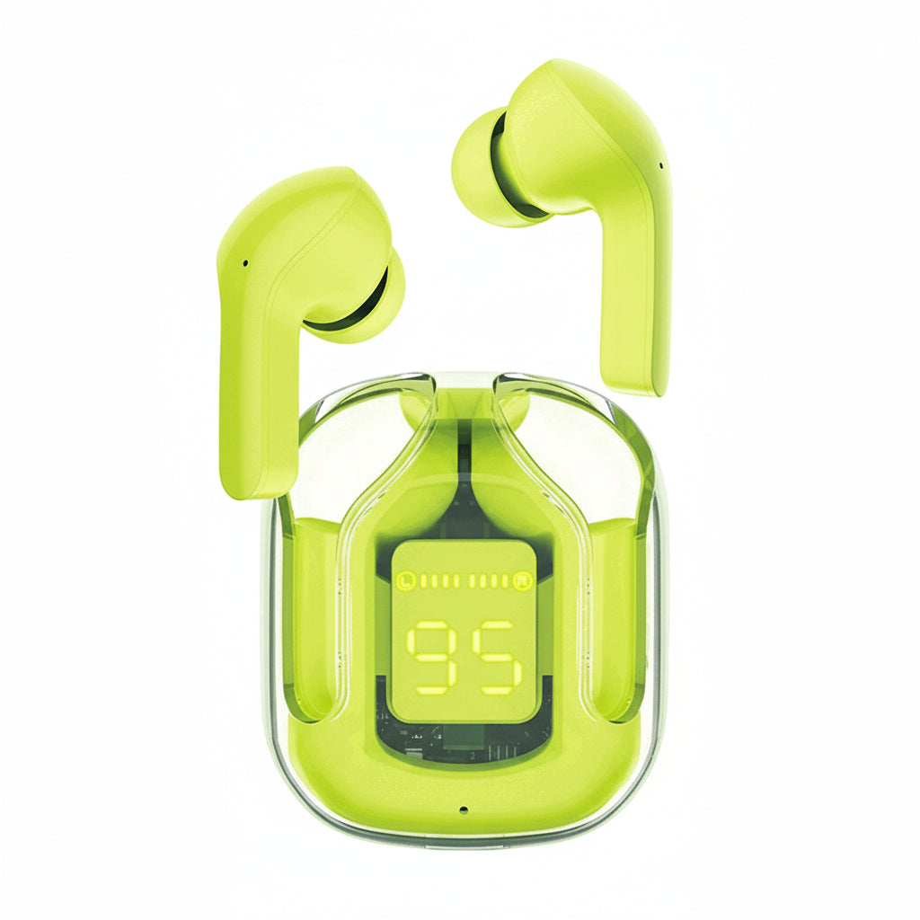 Air 31 TWS Earbuds – With Free Cover & Lenyard Transparent Design ENC