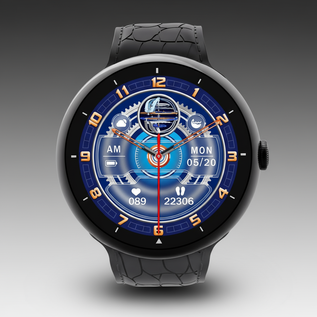 V16 Pro Max 2025 New Model Round Dial Smart Watch