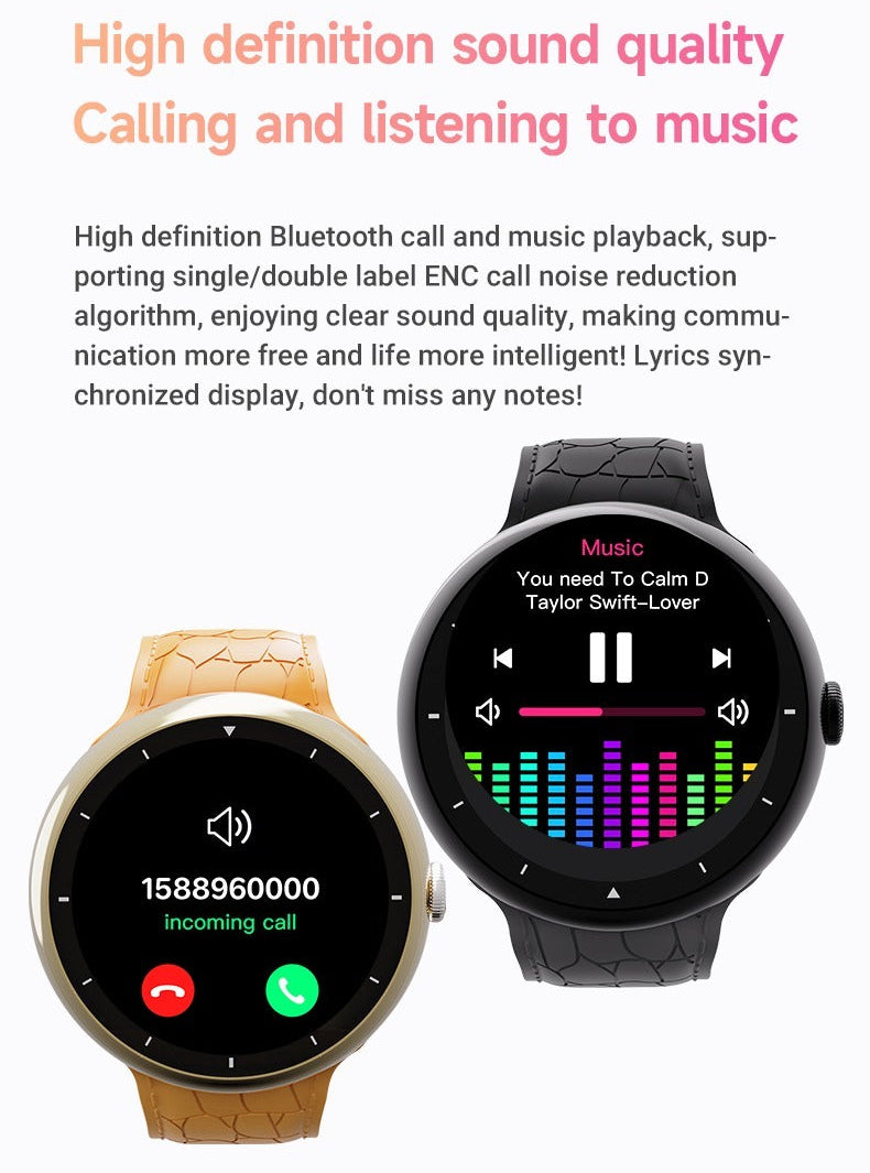 V16 Pro Max 2025 New Model Round Dial Smart Watch