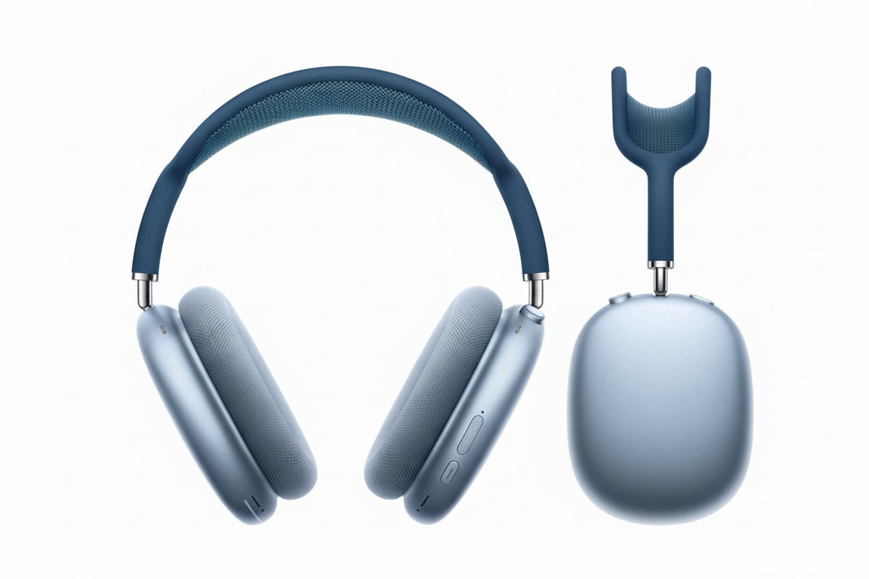 Airpods Max Headphones Pop Up & Free Leather Case ( Works with Android & iOS Both)